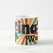 女の子10代の若者写真撮影世界 コーヒーマグカップ (中央)