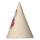 女の子10th誕生日, 10 onスイートピンクケーキ パーティーハット (右)