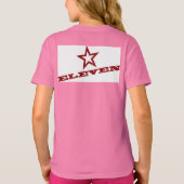 女の子11の小鳥 Tシャツ (裏面)