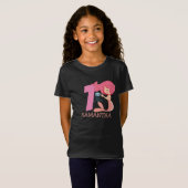 女の子1st誕生日パーティーマーメイドTシャツ Tシャツ (正面フル)