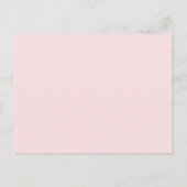 女の子1st誕生日フォト招待状かわいらし, ONE インビテーションポストカード (裏面)