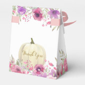 女の子1st誕生日リトルカボキンピンクフローラ フェイバーボックス (裏面サイド)