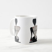 女の子3D コーヒーマグカップ (正面左)
