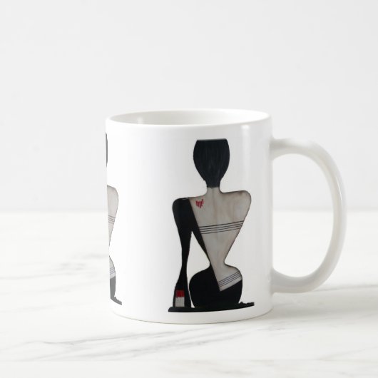女の子3D コーヒーマグカップ (右)