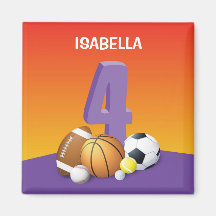 女の子4thバースデースポーツボール