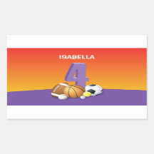 女の子4thバースデースポーツボール