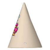 女の子8番目の誕生日, 8甘いピンクケーキ パーティーハット (右)