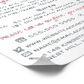 女の子&うさぎ，ベビーシッター，デイケア，子供部屋広告 ポスター (角)