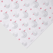 女の子：かわいいアヒルのパターン 薄葉紙 (詳細)