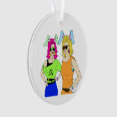 女の子 オーナメント (正面)