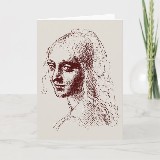 女の子 カード (正面)