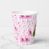 女の子 | ガールズフローラベビーシャワー 紙コップ (右)