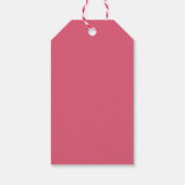 女の子《キリスト教》洗礼式や命名式サンキューピンク ギフトタグ (裏面)