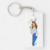 女の子 キーホルダー (正面)