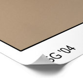 女の子+ギター ポスター (角)