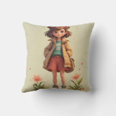 女の子 クッション (裏面)