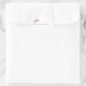  女の子 – ゴー ラウンドシール (バッグ)