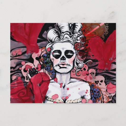 「女の子」シリーズはがき ポストカード (正面)