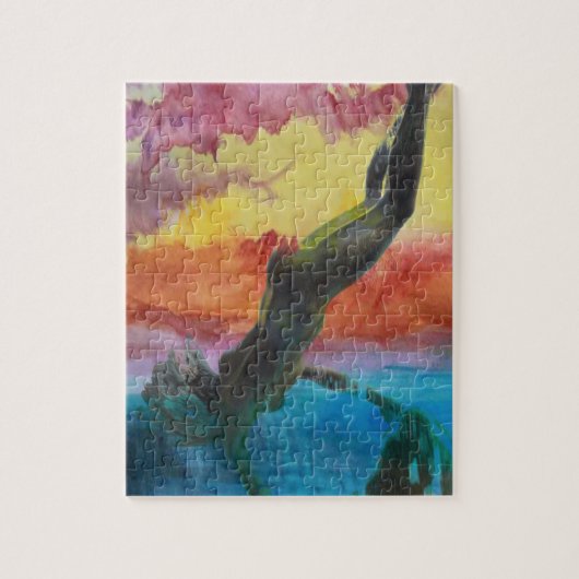 女の子 ジグソーパズル (縦)