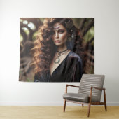 女の子(ジュエリー) タペストリー (インサイチュ(横))