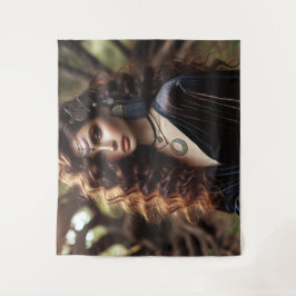 女の子(ジュエリー) タペストリー