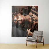 女の子(ジュエリー) タペストリー (インサイチュ)