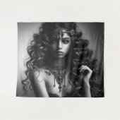 女の子(ジュエリー) タペストリー (正面(横))