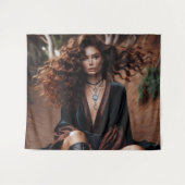 女の子(ジュエリー) タペストリー (正面(横))