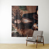 女の子(ジュエリー) タペストリー (インサイチュ)