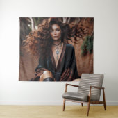 女の子(ジュエリー) タペストリー (インサイチュ(横))