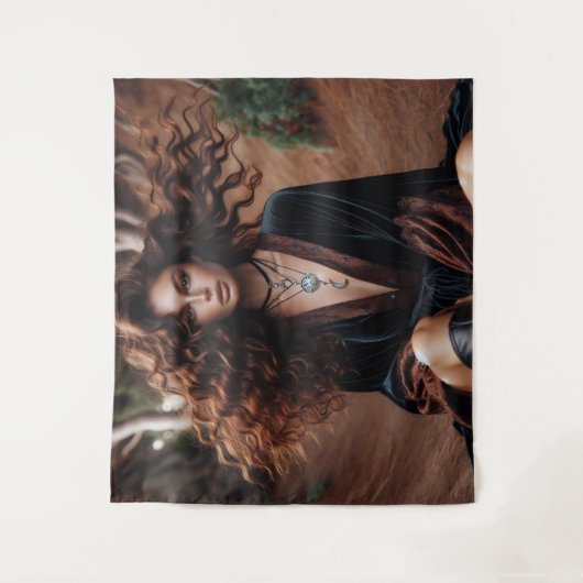 女の子(ジュエリー) タペストリー (正面)