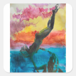 女の子 スクエアシール