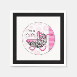 女の子 スタンダードカクテルナプキン