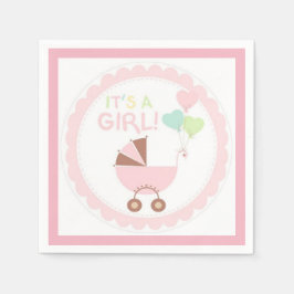 女の子 スタンダードカクテルナプキン