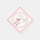 女の子 スタンダードカクテルナプキン (角)