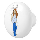 女の子 セラミックノブ (右)