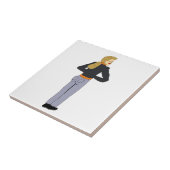 女の子 タイル (側面)