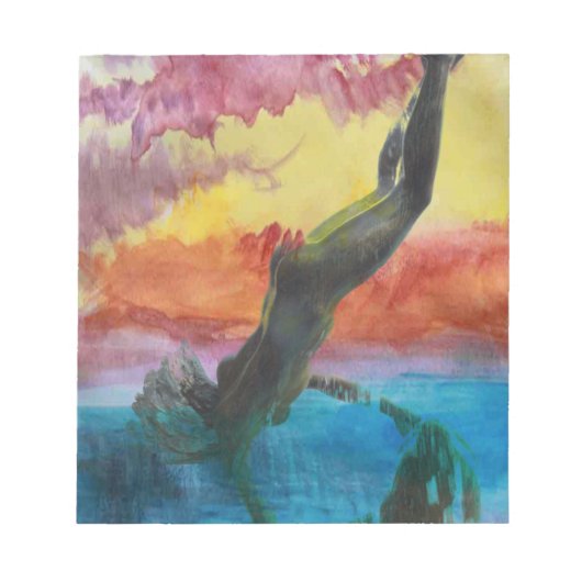 女の子 ノートパッド (正面)