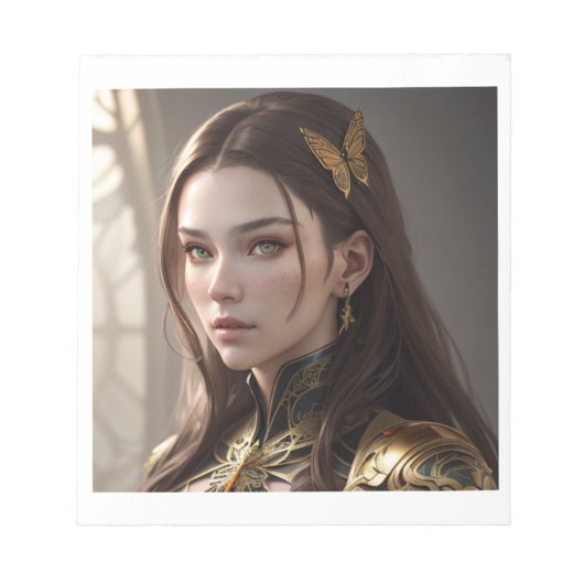 女の子 ノートパッド (正面)