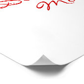 女の子(バラ) ポスター (角)