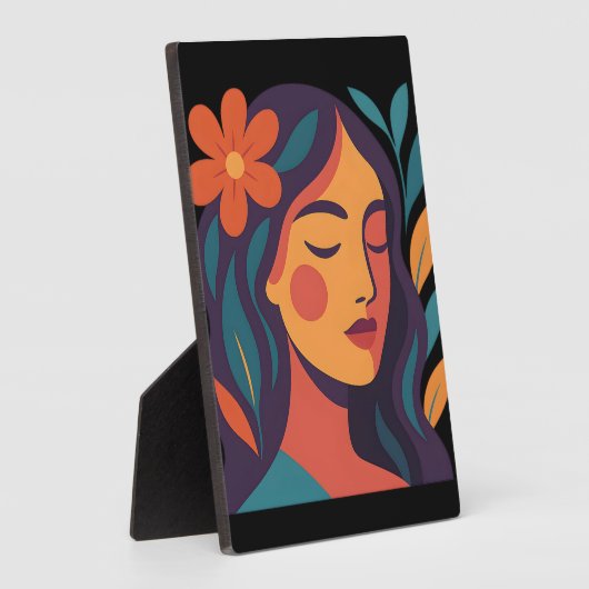 女の子 フォトプラーク (側面)