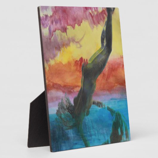 女の子 フォトプラーク (側面)