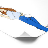 女の子 フォトプリント            (角)