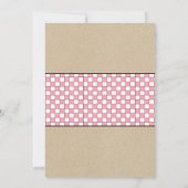 女の子 ベイビーQ ありがとうメモ 詩 / BBQ ベイビーシャワー 招待状 (裏面)