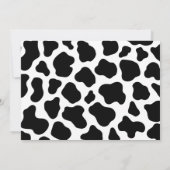 女の子 ホーリーコー 1歳の誕生日 写真 ありがとう 招待状 (裏面)