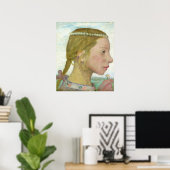 女の子 ポスター (ホームオフィス)