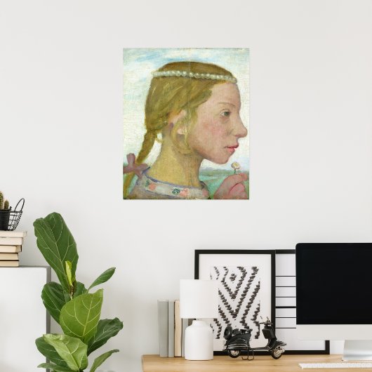 女の子 ポスター (ホームオフィス)