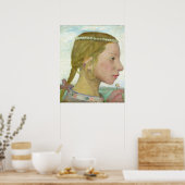 女の子 ポスター (キッチン)