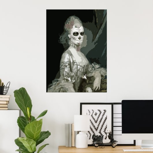 女の子 ポスター (ホームオフィス)