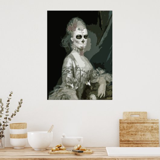 女の子 ポスター (キッチン)